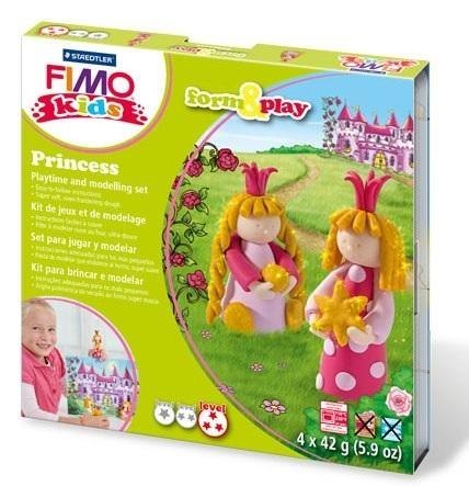 Zestaw Fimo Kids Form&Play 4 x 42g Księżniczki Zestaw Fimo Kids Form&Play 4 x 42g Księżniczki
