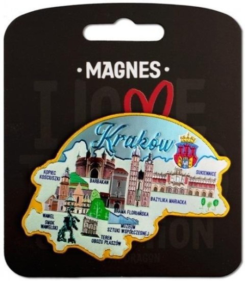 Magnes I love Poland Kraków ILP-MAG-A-KRA-24 Magnes I love Poland Kraków ILP-MAG-A-KRA-24