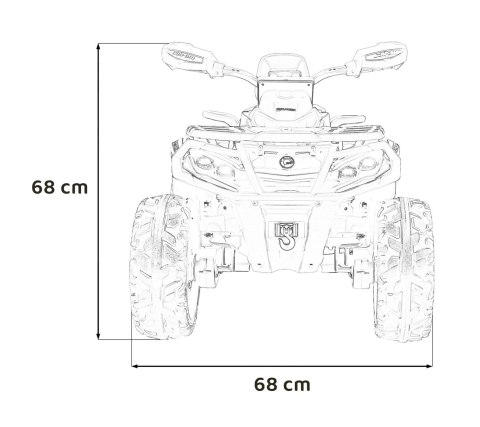 Quad Can Am 4x45W Outlander Quad na akumulator Pilot Quad Can Am 4x45W Outlander Quad na akumulator Pilot