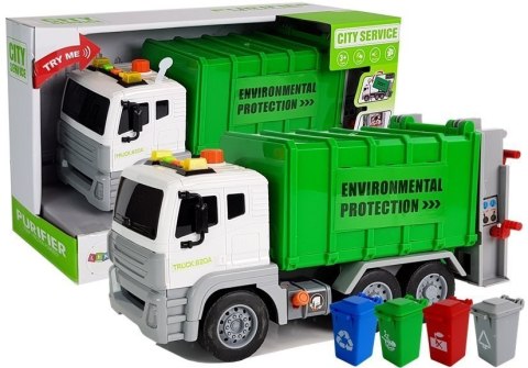 Śmieciarka Kontenery Na Śmieci Recykling Dźwięk 1:12 Śmieciarka Kontenery Na Śmieci Recykling Dźwięk 1:12