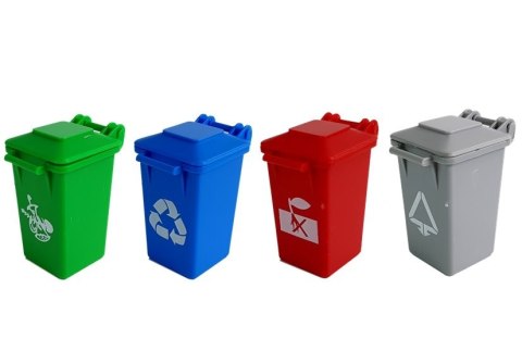 Śmieciarka Kontenery Na Śmieci Recykling Dźwięk 1:12 Śmieciarka Kontenery Na Śmieci Recykling Dźwięk 1:12