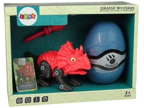 Zestaw Dinozaur Triceratops z Jajkiem DIY Śrubokręt Zestaw Dinozaur Triceratops z Jajkiem DIY Śrubokręt