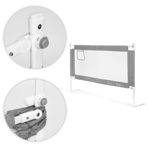 Barierka ochronna na łóżko 150 cm osłona zabezpieczenie dla dzieci ECOTOYS Barierka ochronna na łóżko 150 cm osłona zabezpieczenie dla dzieci ECOTOYS