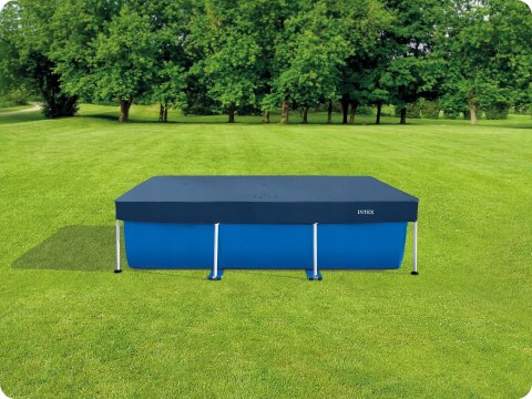 Pokrywa plandeka mata do basenu stelażowego 260x160 cm INTEX 28036 Pokrywa plandeka mata do basenu stelażowego 260x160 cm INTEX 28036