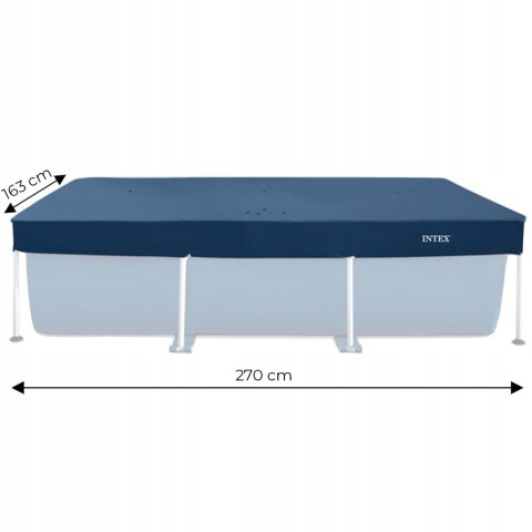 Pokrywa plandeka mata do basenu stelażowego 260x160 cm INTEX 28036 Pokrywa plandeka mata do basenu stelażowego 260x160 cm INTEX 28036
