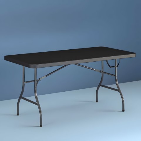 Stół cateringowy 180 cm składany w walizkę czarny ModernHome Stół cateringowy 180 cm składany w walizkę czarny ModernHome