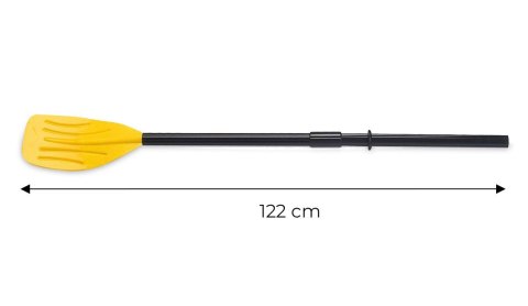 Wiosła do pontonu 2 sztuki 122 cm jednopiórowe INTEX 59623 Wiosła do pontonu 2 sztuki 122 cm jednopiórowe INTEX 59623