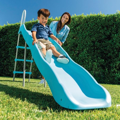 Zjeżdżalnia dla dzieci ogrodowa ślizg 244 cm duża stal tworzywo - 44107 INTEX Zjeżdżalnia dla dzieci ogrodowa ślizg 244 cm duża stal tworzywo - 44107 INTEX