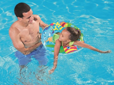 Bestway dmuchane Kółko do pływania zwierzątka morskie 56cm 3-6 lat 36013