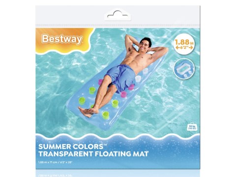 Bestway dmuchany materac z okienkiem 188x71 43040