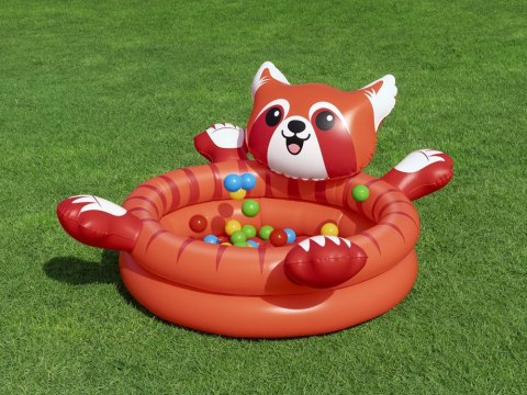 Suchy basen czerwona PANDA z kulkami 107x 94cm Bestway+50 kulek 52702
