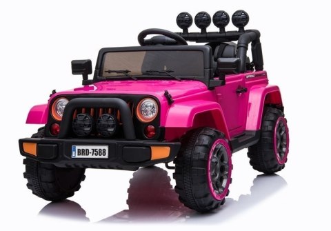 Auto na Akumulator Jeep BRD-7588 Różowy 4x4 Auto na Akumulator Jeep BRD-7588 Różowy 4x4
