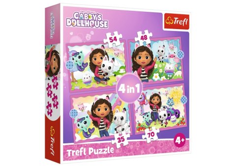 Puzzle - 4w1 - Przygody Gabi / Universal Gabby"s Dollhouse 34620 Puzzle - 4w1 - Przygody Gabi / Universal Gabby"s Dollhouse 34620