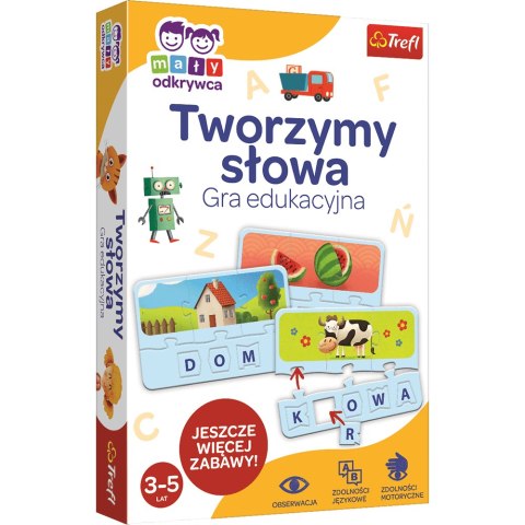 Gra Edukacyjna Tworzymy słowa Mały Odkrywca Trefl 01950 Gra Edukacyjna Tworzymy słowa Mały Odkrywca Trefl 01950
