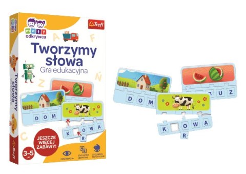 Gra Edukacyjna Tworzymy słowa Mały Odkrywca Trefl 01950 Gra Edukacyjna Tworzymy słowa Mały Odkrywca Trefl 01950