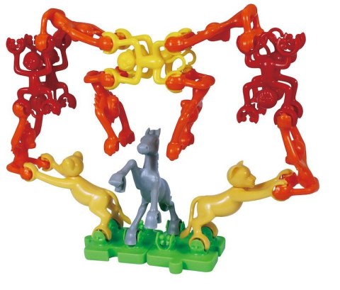 Klocki edukacyjne LinkaZoo 216 el. - Popular Playthings 4+