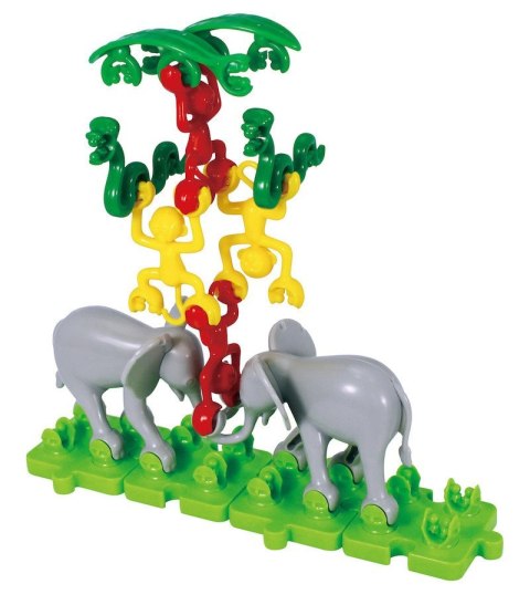 Klocki edukacyjne LinkaZoo 216 el. - Popular Playthings 4+