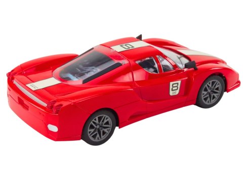Auto Sportowe Zdalnie Sterowane Na Pilota 1:16 R/C Czerwone Auto Sportowe Zdalnie Sterowane Na Pilota 1:16 R/C Czerwone