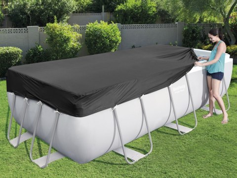Bestway Pokrywa na basen stelażowy 396x185cm 58232