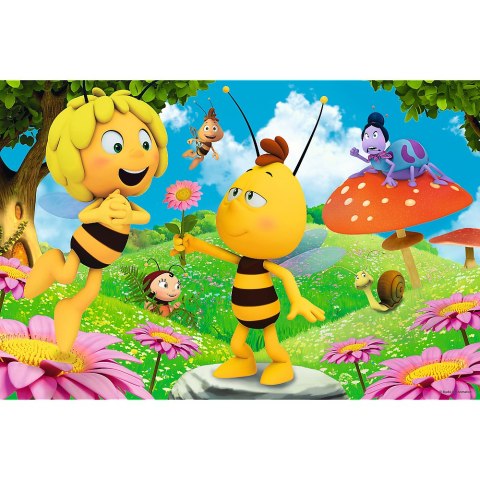 Puzzle - 60 - Kwiatek dla Mai - Pszczółka Maja - Trefl 17330