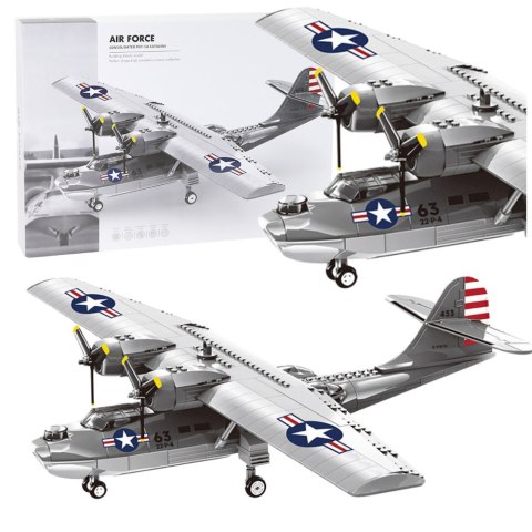 Klocki Konstrukcyjne Samolot PBY-5A Catalina 364 el.