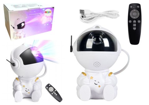 Projektor Astronauta Z Gwiazdą LED USB Pilot Sterujący Projektor Astronauta Z Gwiazdą LED USB Pilot Sterujący