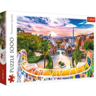 Puzzle - "1000" - Zachód słońca nad Barceloną, Hiszpania Trefl 10711