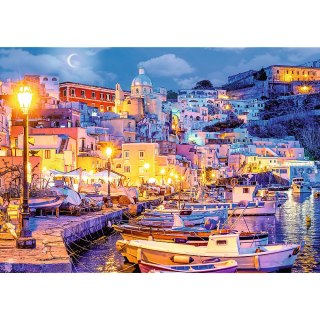 Puzzle - "1000" - Wyspa Procida nocą, Włochy 10794