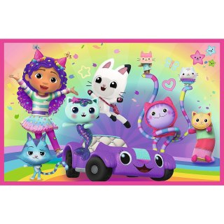 Puzzle - 2x24 - Zabawy z Gabby - Universal Gabbys Dollhouse Trefl 34433