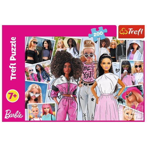 Puzzle - "200" - W świecie Barbie Trefl 13301 Puzzle - "200" - W świecie Barbie Trefl 13301