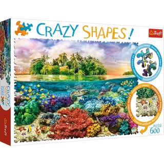 Puzzle - 600 Crazy Shapes - Tropikalna wyspa 11113