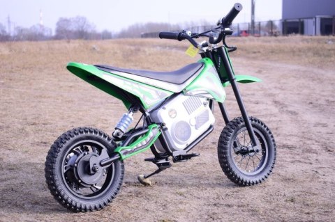 REWELACYJNY MOTOR CROSSOWY SPEED POMPOWANE KOŁA, STALOWA RAMA 36V/A9901