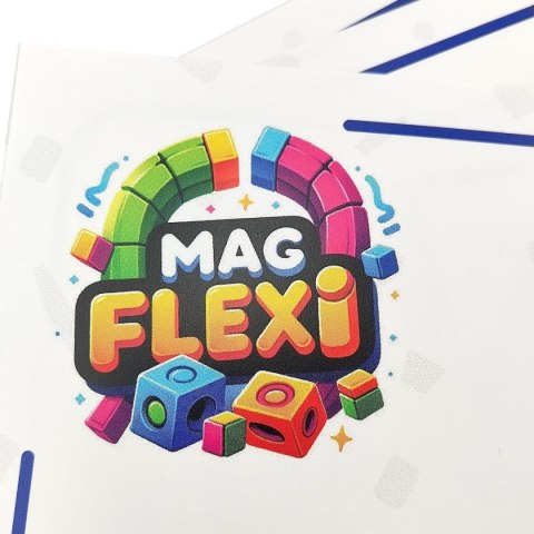 Magnetyczne piankowe klocki - MagFlexi - 50 el.