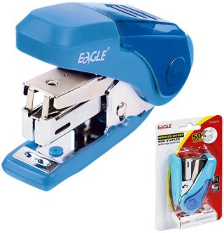 Zszywacz EAGLE TYSS010 Save Force niebieski #10 16k. +ZSZYWKI