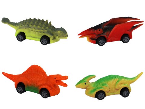 Zestaw Resoraków Dinozaury Samochodziki Kolorowe 8 Sztuk Zestaw Resoraków Dinozaury Samochodziki Kolorowe 8 Sztuk