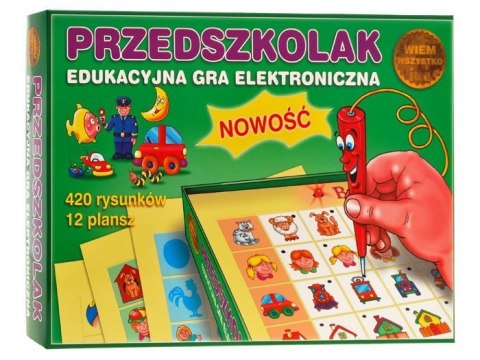 Edukacyjna Gra elektroniczna PRZEDSZKOLAK GR0163 Edukacyjna Gra elektroniczna PRZEDSZKOLAK GR0163