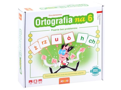 Jawa Edukacyjna gra planszowa Ortografia na 6 Nauka poprawnej pisowni GR0382 Jawa Edukacyjna gra planszowa Ortografia na 6 Nauka poprawnej pisowni GR0382