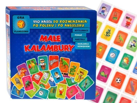 Jawa Gra towarzyska MAŁE KALAMBURY - 110 haseł polsko-angielskich GR0245 Jawa Gra towarzyska MAŁE KALAMBURY - 110 haseł polsko-angielskich GR0245