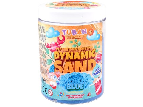 Tuban piasek dynamiczny 1kg niebieski ZA4181 Tuban piasek dynamiczny 1kg niebieski ZA4181
