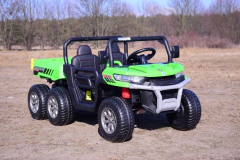 BUGGY 6 KOŁOWY DLA 2 DZIECI, ELEKTRYCZNA WYWROTKA, MIĘKKIE KOŁA, MIĘKKIE SIEDZENIE, 400 WAT/XMX623B