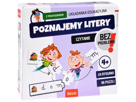 Jawa Edukacyjna gra - układanka Poznajemy LITERY z profesorkiem GR0662 Jawa Edukacyjna gra - układanka Poznajemy LITERY z profesorkiem GR0662