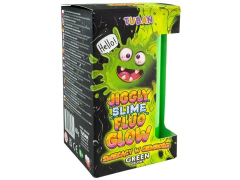 Tuban Jiggle Slime Fluo glow zielony świecący w ciemności 430g ZA5655 Tuban Jiggle Slime Fluo glow zielony świecący w ciemności 430g ZA5655