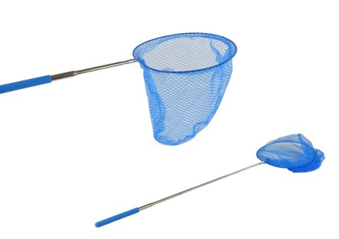 Siatka Na Motyle Owady Składana Teleskopowa 85 cm Niebieska Siatka Na Motyle Owady Składana Teleskopowa 85 cm Niebieska