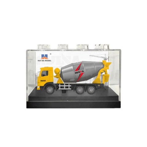 Betoniarka Metalowa Model Kolekcjonerski Huina Żółta 1:80 Betoniarka Metalowa Model Kolekcjonerski Huina Żółta 1:80