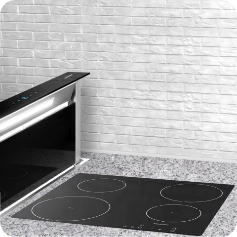 Okap kuchenny blatowy 90cm czarny BT-290 Okap kuchenny blatowy 90cm czarny BT-290