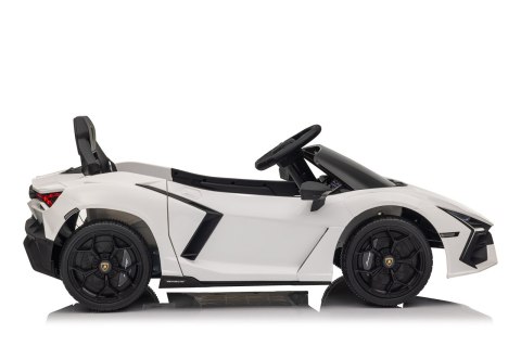 Pojazd na akumulator dla dziecka Lamborghini Revuelto Białe 4x4