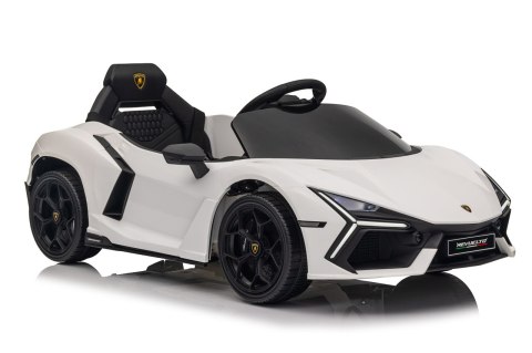 Pojazd na akumulator dla dziecka Lamborghini Revuelto Białe 4x4