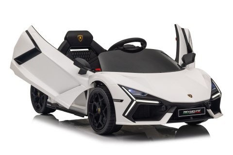 Pojazd na akumulator dla dziecka Lamborghini Revuelto Białe 4x4