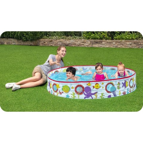 Basen rozporowy dla dzieci rybki 152 x 25 cm Bestway 55029 Basen rozporowy dla dzieci rybki 152 x 25 cm Bestway 55029