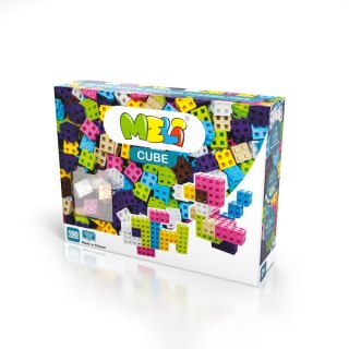Klocki Meli Cube Pink 100 elementów - konstrukcyjne 3+